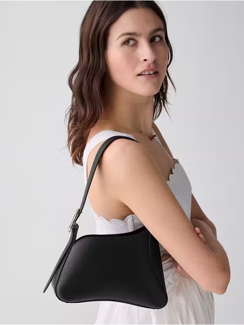 ♠️Kate Spade 454 Sculpted Mini Shoulder Bag, Black NEW NWT - Picture 6 of 6
